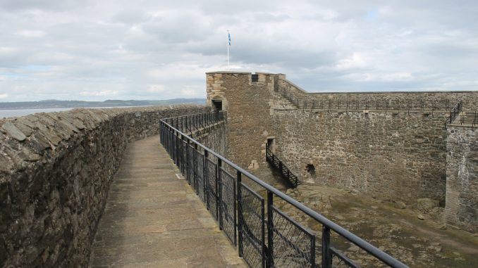 Blackness Castle wall