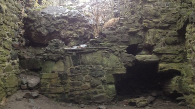 Dunure Castle Inside