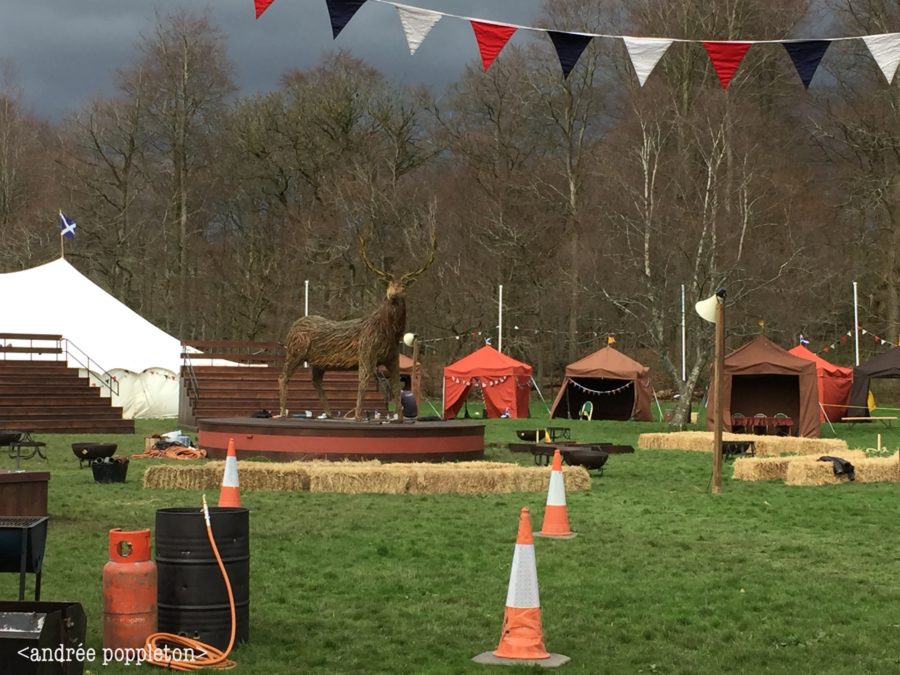 A behind the scenes look at Outlander season 4 filming at Pollok Park