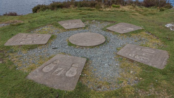 Footsteps at Brenachoile Point, Loch Katrine