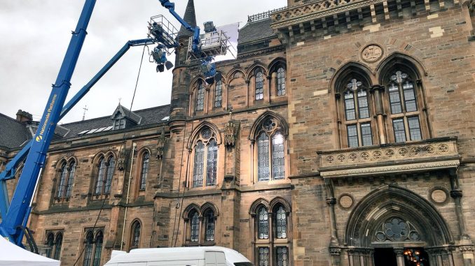 Glasgow University, Outlander filming