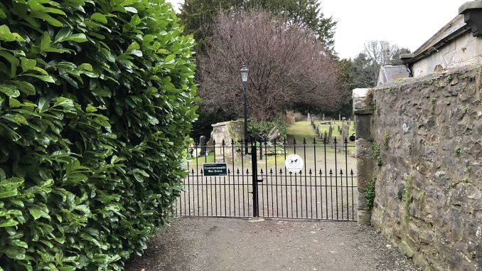 Gate to Abercorn Cemetery