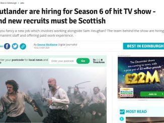 Outlander hiring for season 6 - Edinburgh Live