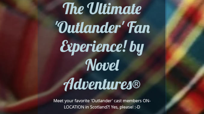 Outlander fan tour with stars