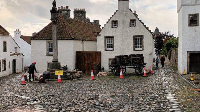 Outlander filming in Culross